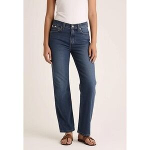 Eddie Bauer Jeans Womens‎ Size 14R Blue Natural Fit Straight Leg Five Pocket